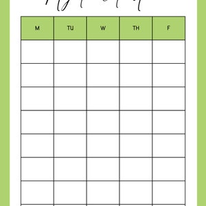 Cursive Time Table Teacher Planner Printable | Teacher Binder | Pastel Planner | Teacher ...