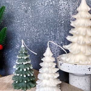 Christmas Tree Candles | Cedar Trees | Holiday Decor