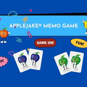 Applejake® Memo Game