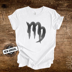 Celestial Virgo Zodiac Tee for Men and Women, Trendy Astrology Shirt, Horoscope T-Shirt, Birthday Gift for Virgo, Astrological Sign Apparel
