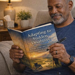 Diario di recupero guidato da disabilità improvvisa – Quaderno di esercizi per la resilienza in caso di ictus, trauma cranico e malattie croniche.