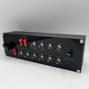 Avionics Rocker Switch Flight Simulator Button Box – USB Switch Panel for PC - Etsy