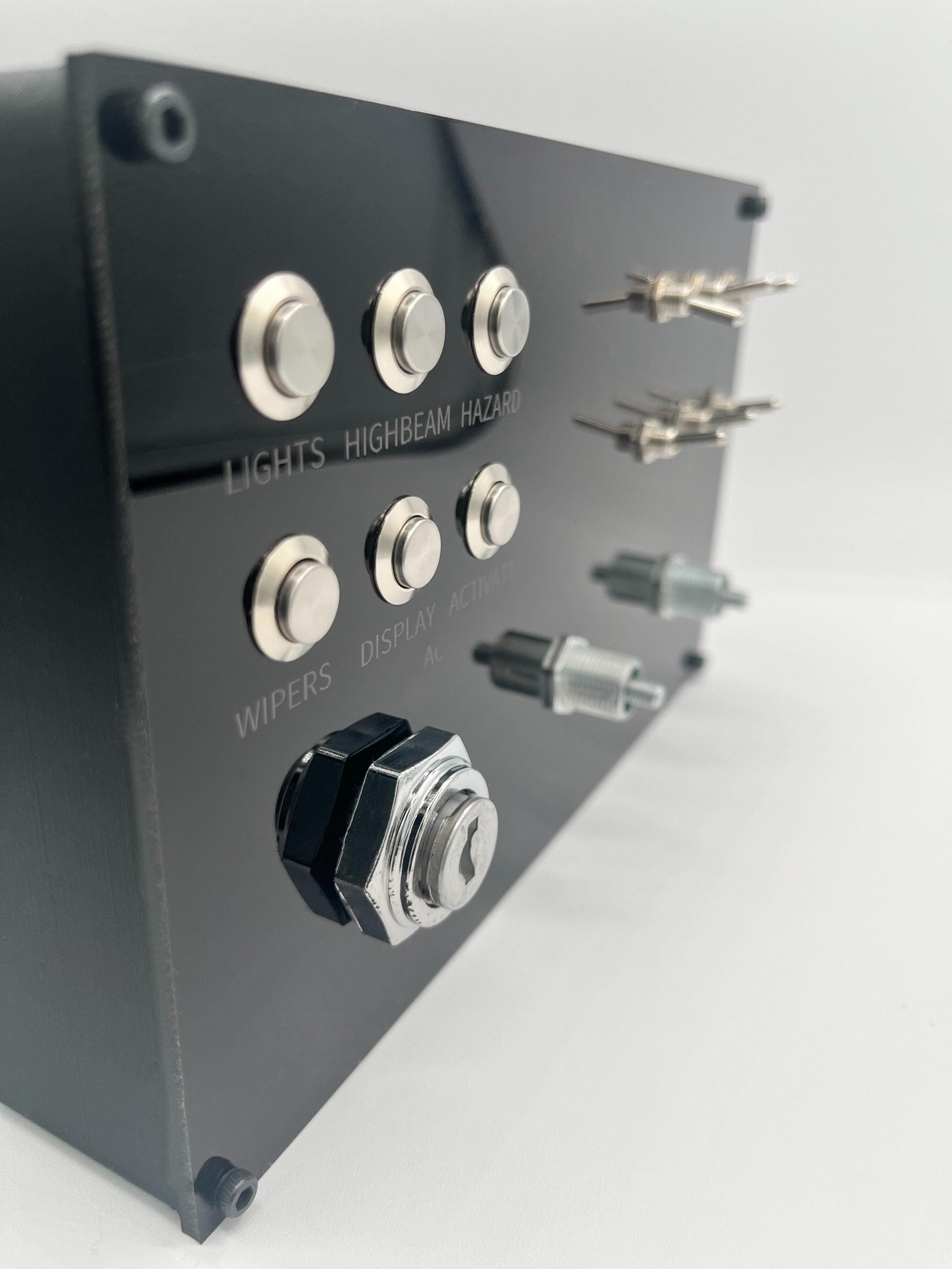 Truck Simulator Button Box | Heavy-duty USB Control Panel for ATS