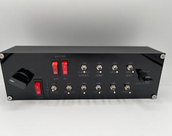 Flight Simulator Button Box – USB Switch Panel for PC