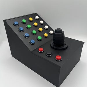 Farming Simulator Button Box: USB Control Panel with Joystick
