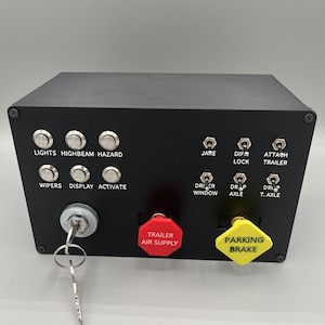 【PC-USB】シムレーサー向け ボタンボックス (28) PC USB 28 Functions Button Box for Sim Racing Flight