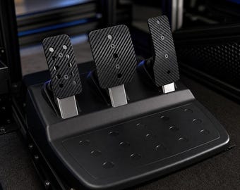 G29/G920 Custom 3D-Printed Carbon Fibre Race Pedals – Durable Industrial Grade Sim Racing
