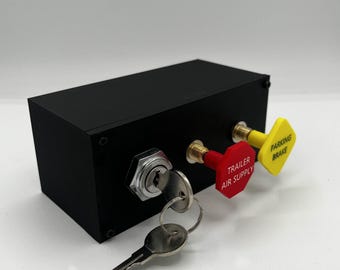 Kit de arranque con caja de botones, encendido, freno de estacionamiento y suministro de aire para remolque - Sim Racing
