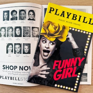 Funny Girl Lea Michele Broadway Playbill, Musical Theater Program, New York 2023