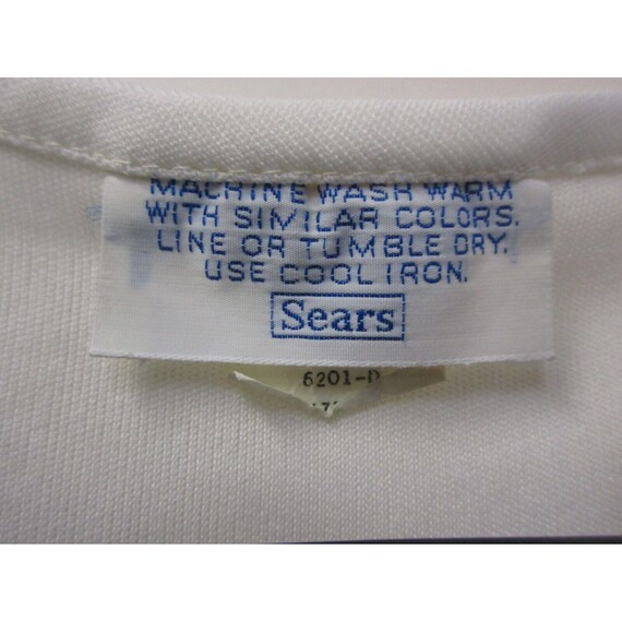 Vintage Sears Shirt Womens Small Striped Sleevele… - image 2