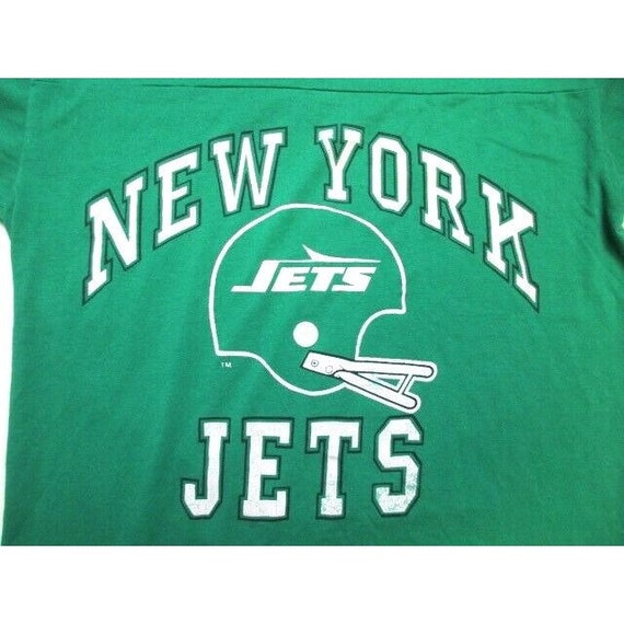 VTG New York Jets Adult Shirt Large Single Stitch… - image 2