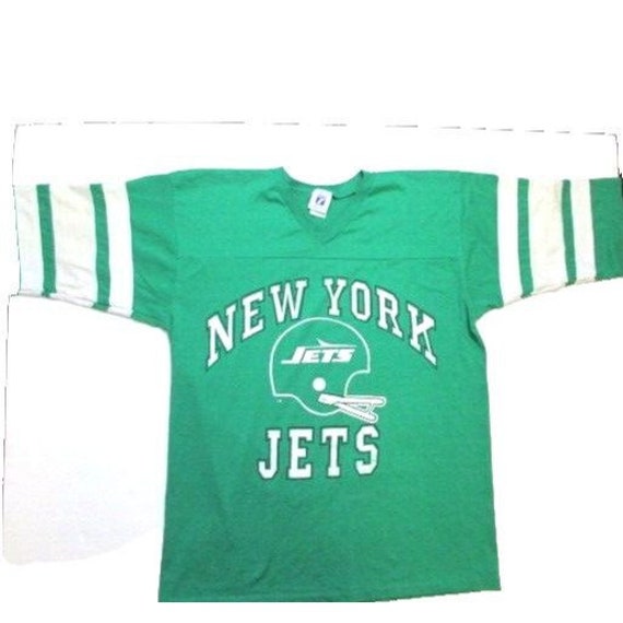 VTG New York Jets Adult Shirt Large Single Stitch… - image 1