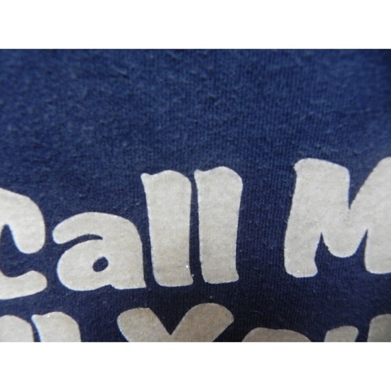 VTG Cell Phone Shirt Womens 26/28W Don't Call Me … - image 5