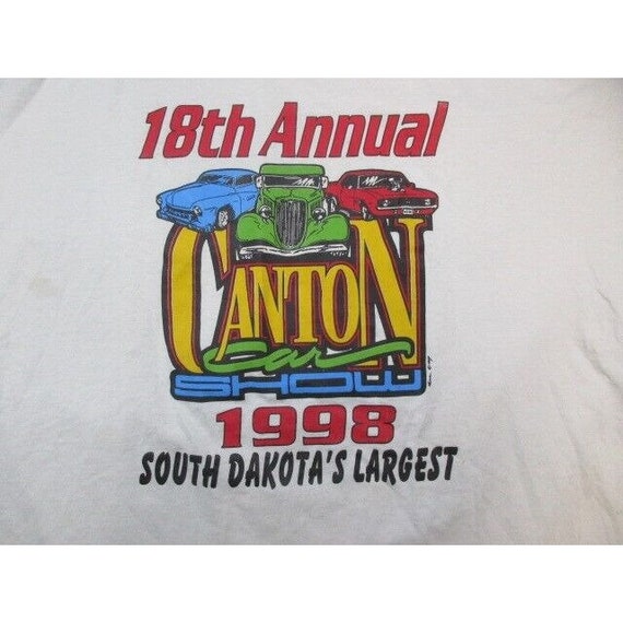 Vintage Canton Car Show Shirt Adult 2XL South Dak… - image 2