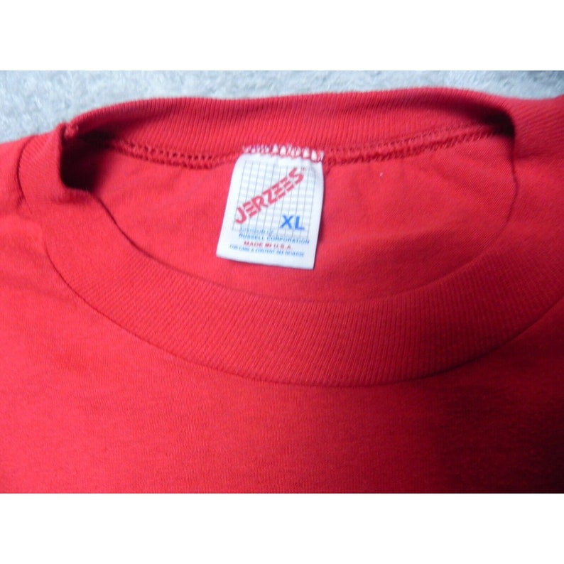 Vintage South Padre Island Texas Shirt Adult Extra Large Red Pocket 80s ...