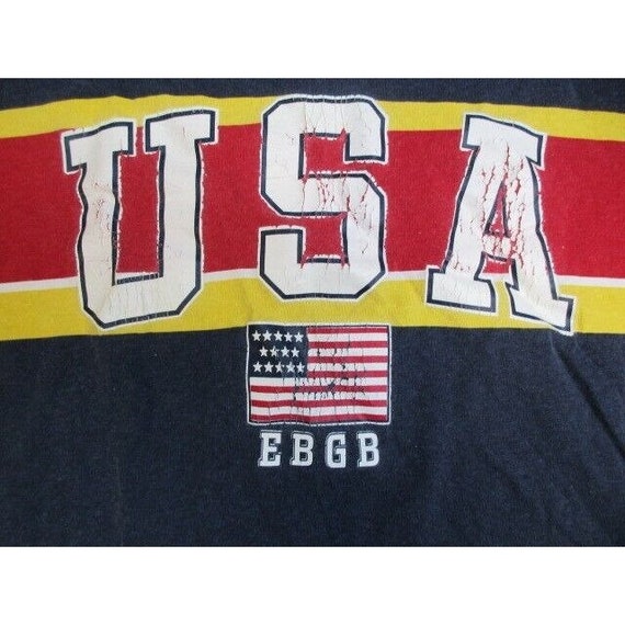 Vintage EBGB Sweatshirt Adult Large 90s USA Flag … - image 4