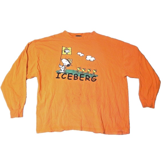 VTG Iceberg Shirt Adult 2XL Peanuts Snoopy and Woo