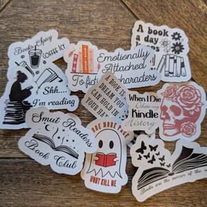Book Lover Stickers