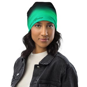 Bonnet à imprimé intégral