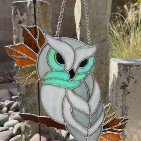 Stained Glass Owl Etsy