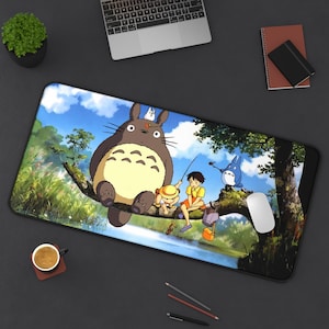 Totoro Desk Mat | Anime Desk Mat | 3 Different Sizes Desk Mat