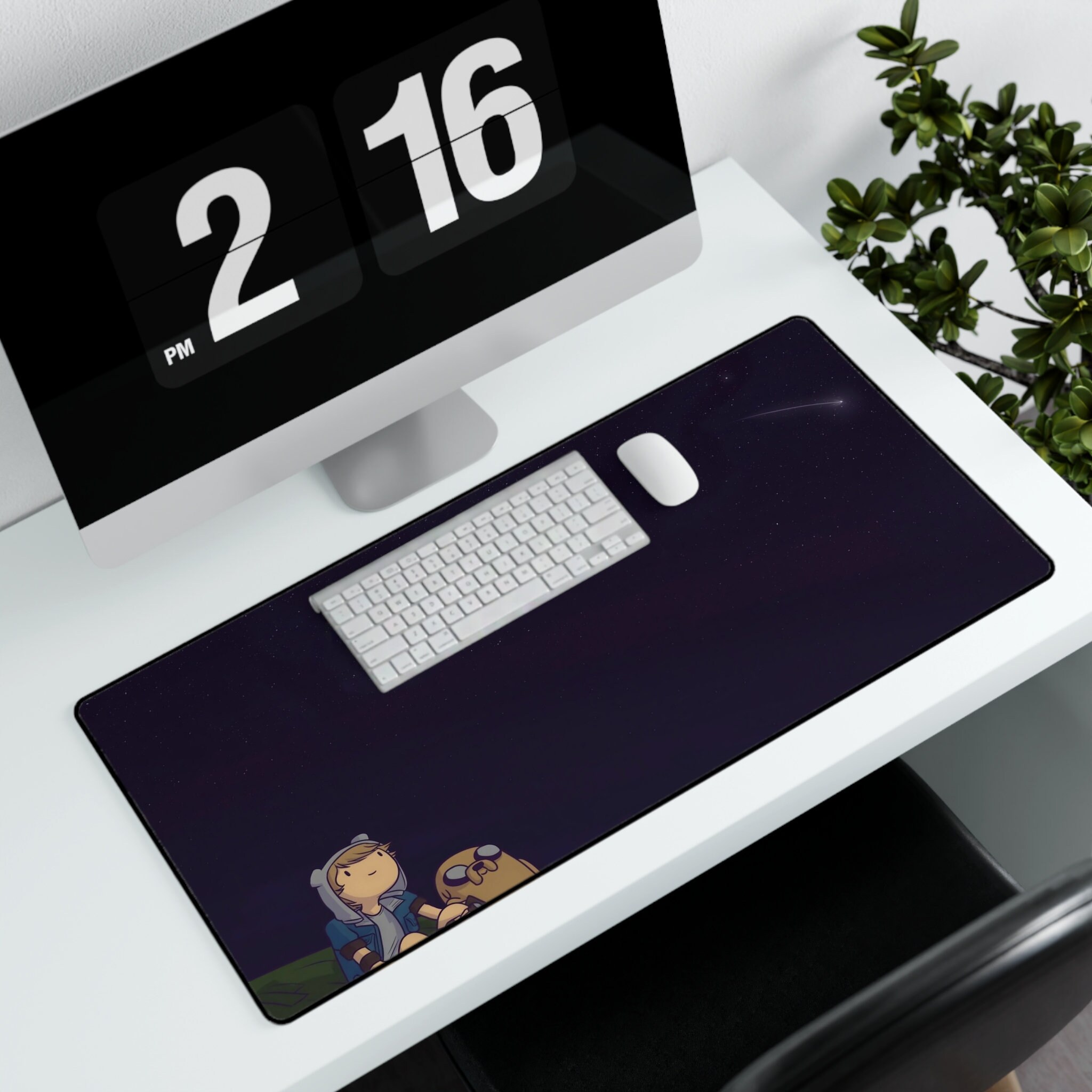 Finn and Jake Desk Mat Adventure Time Desk Mat Finn the Etsy