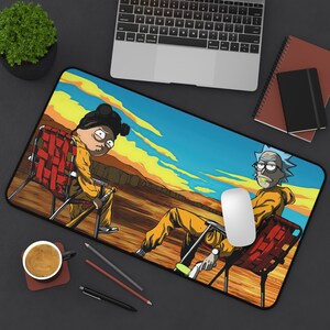 Rick And Morty Breaking Bad Mouse Pad