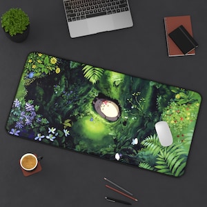 My Neighbor Totoro Desk Mat | Anime Desk Mat | 3 Different Sizes Desk Mat
