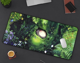 My Neighbor Totoro Desk Mat | Anime Desk Mat | 3 Different Sizes Desk Mat