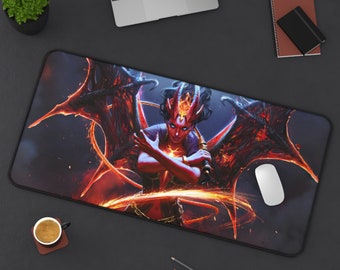Tapete de mesa Arcana da Rainha da Dor | Decoração para jogos de Dota 2