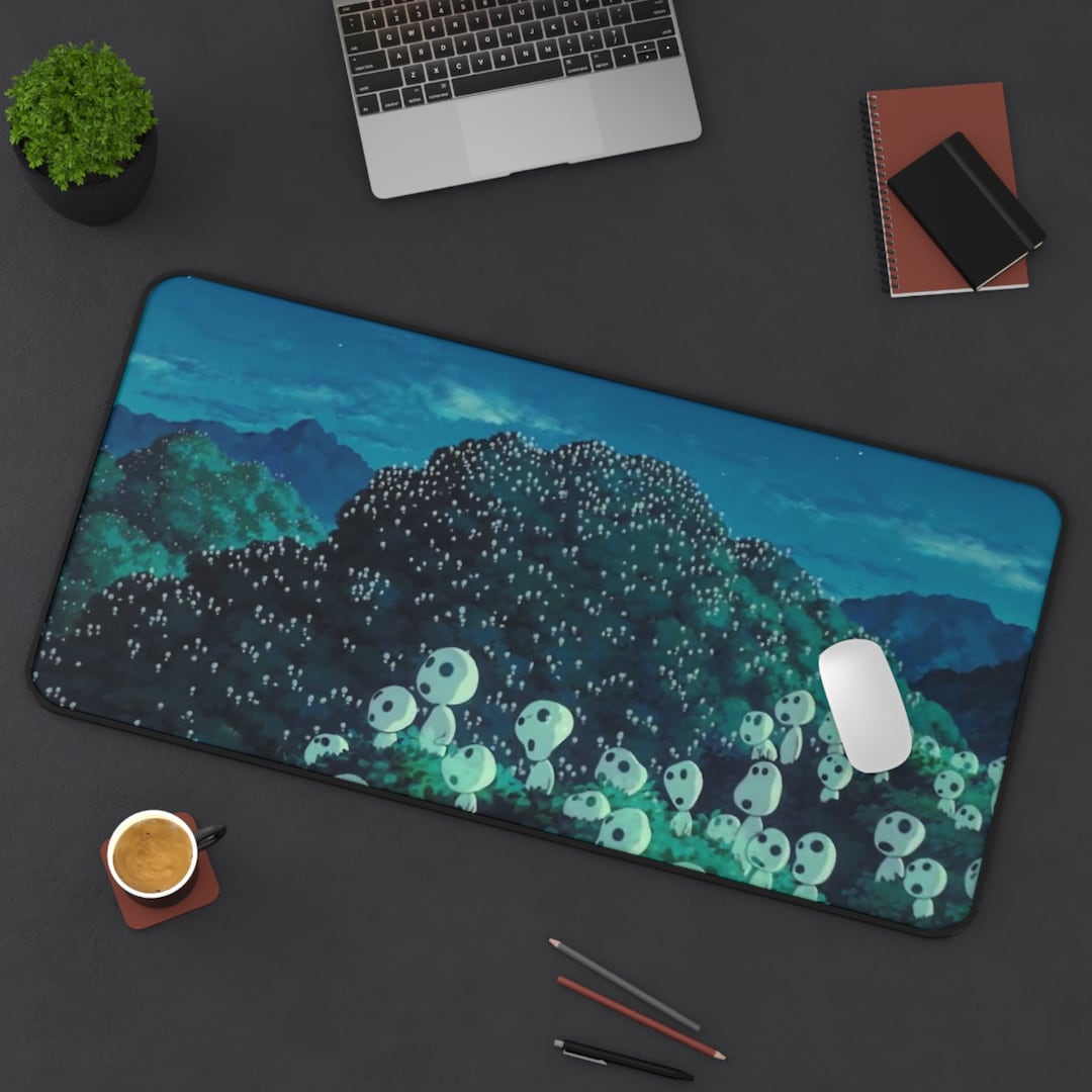 Kodama Desk Mat Anime Desk Mat Gift Desk Mat 3 Different Sizes Desk Mat