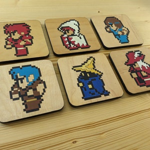Final Fantasy - Worriers of Light Coaster Decorations