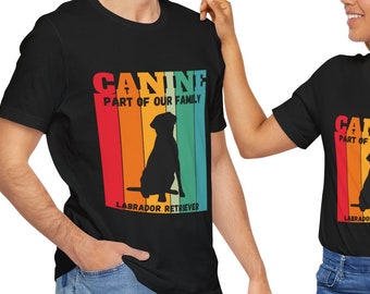 Labrador Retriever Dog tee-regenboog tee-Hondeigenaar T shirt-Unisex tee-klassieke unisex jersey korte mouw tee-cadeau voor hondenliefhebbers-Canine