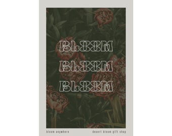 Bloom Floral Art Poster, Museum-Grade Paper