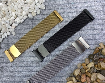 Ersatz Armband Milanaise Fitbit Versa 3 / Sense Fitness Tracker / 9 Farben