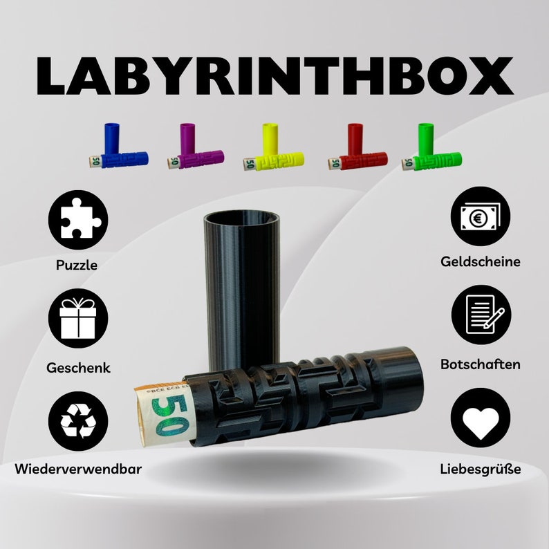 Labyrinthbox Puzzle Rätsel Geschenkbox spannende und kreative Geschenkverpackung Bild 2
