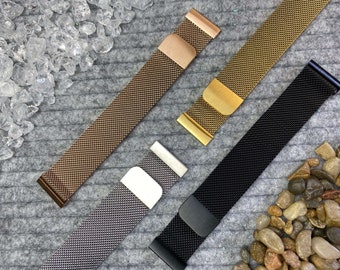 Milanaise Armband für Amazfit, Garmin, Huawei, Samsung Galaxy Watch 20mm 22mm