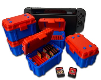 Minikiste Schutzkoffer Aufbewahrung passend für Switch Spiele