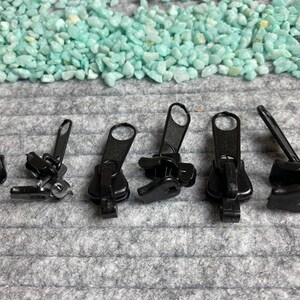 6 Stück Zipper Fix Easy Reparatur Set Reißverschluss Universal 3 Größen schwarz afbeelding 2