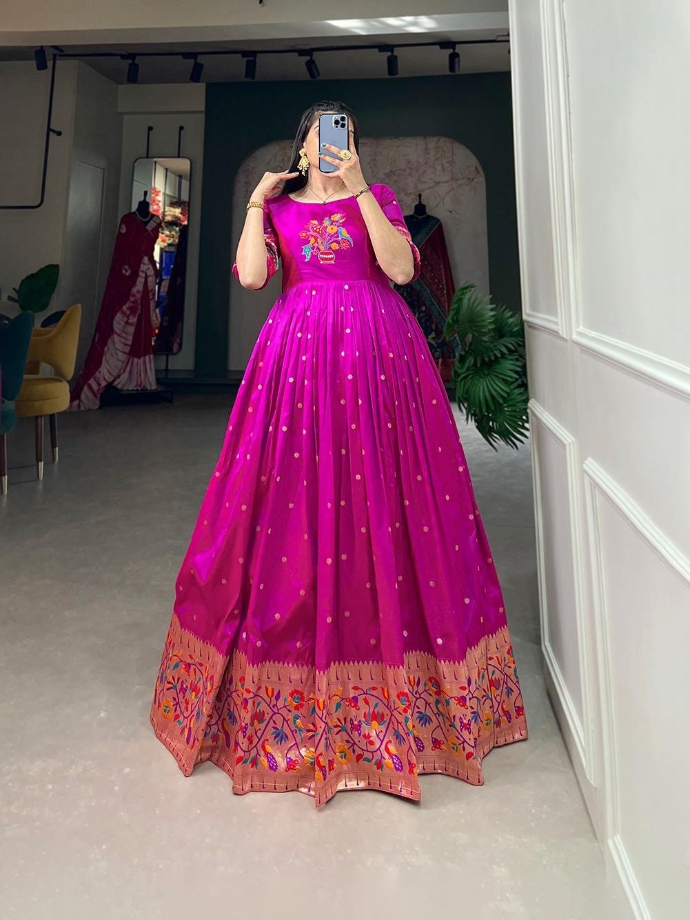 Paithani Gown Etsy Australia