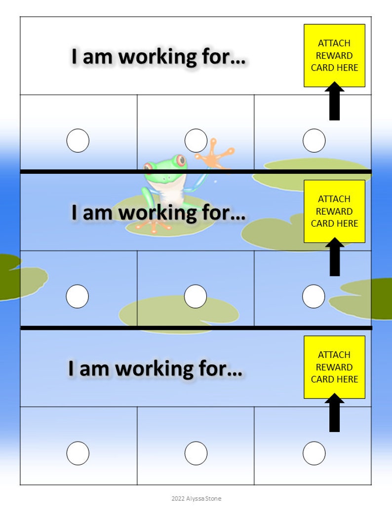 Editable Token Boards - ANIMALS - Frog Pond | Special Education - Etsy