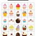 Editable Token Boards - FOOD - Cupcakes | Special Education - Etsy