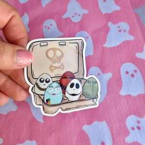 Creepy Cute Easterween Eggs Sticker