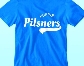 Mens Softball Beer Drinking Jersey, Vintage Baseball Tee, Gift for Him