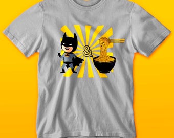 Superhero tee, Sci-fi Comic Con Shirt, Comic Book Fan, Techie Hipster T-shirt, Ramen Fan