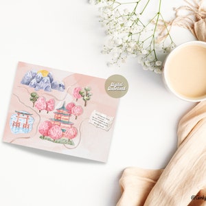 haicais cartão postal | Flores de ameixa