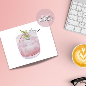 À votre santé Carte postale | Fizz pomme romarin