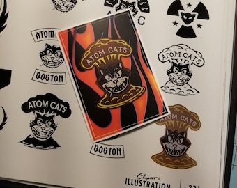 Atom Cats inspired sticker - Fallout 4