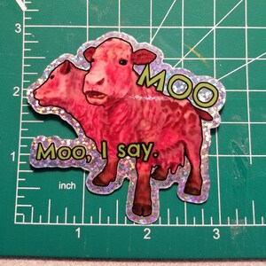 Brahmin inspired sticker - Fallout