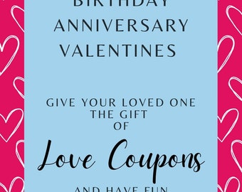 Love Coupons | Printable Gift for Valentine's Day (PDF Download)